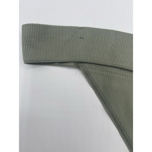 No Boundaries Women 3XL Nylon Blend Seamless Low-Rise Thong, Wild Sage NWT - Picture 7 of 7
